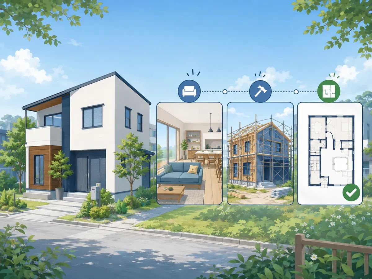 具体的な活用例を表す住宅営業向けイラスト